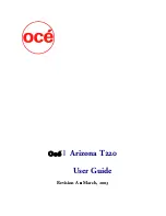 Oce Arizona T220 User Manual preview