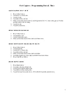 Preview for 3 page of Oce cm2520 Programming Date & Time