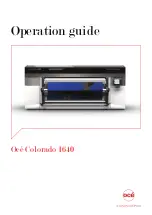 Oce Colorado 1640 Operation Manual preview