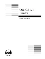 Предварительный просмотр 1 страницы Oce CS171 User Manual