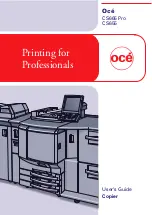 Oce CS665 Pro User Manual preview