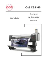 Preview for 1 page of Oce CS9160 User Manual