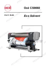 Preview for 1 page of Oce Eco Solvent CS9060 User Manual