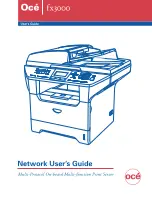 Oce FX3000 SERIES User Manual preview