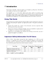 Preview for 9 page of Oce LightJet 430 Site Preparation Manual