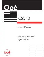 Предварительный просмотр 1 страницы Oce Linium PRO C6500 Scanner Manual