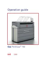 Oce PlotWave 750 Operation Manual предпросмотр