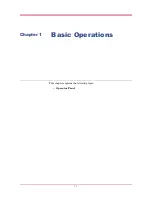 Предварительный просмотр 11 страницы Oce PP20D Operation Manual