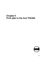 Предварительный просмотр 69 страницы Oce TCS300 User Manual