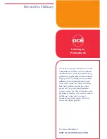 Preview for 138 page of Oce VarioLink 3550p User Manual