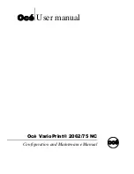 Oce VarioPrint 2062 NC User Manual предпросмотр