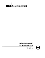 Oce VarioPrint 6160 User Manual предпросмотр