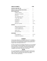 Preview for 2 page of Ocean Aire 20AC series Engineering, Installation And Service Manual