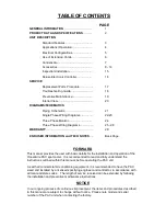 Preview for 2 page of Ocean Aire AIR BOSS PAC12 Engineering, Installation And Service Manual