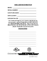 Preview for 32 page of Ocean Aire AIR BOSS PAC60 Engineering, Installation And Service Manual