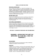 Preview for 16 page of Ocean Aire AIR BOSSR410A User Manual