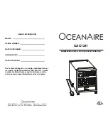 Preview for 1 page of Ocean Aire CAC1211 Installation And Service Manual