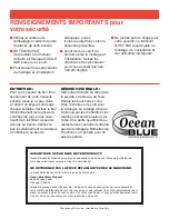 Preview for 16 page of Ocean Blue 400900 Assembly And Installation Manual