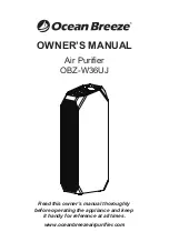 Ocean Breeze OBZ-W36UJ Owner'S Manual предпросмотр