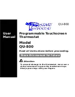 Предварительный просмотр 1 страницы Ocean Breeze QU-800 User Manual