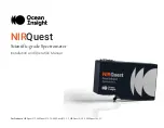 Предварительный просмотр 1 страницы Ocean Insight NIRQuest Series Installation And Operation Manual