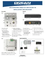 Preview for 1 page of Ocean Matrix OMX-01HMBT0010 Installation & Specifications