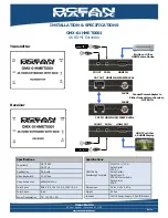 Ocean Matrix OMX-01HMET0001 Installation & Specifications preview