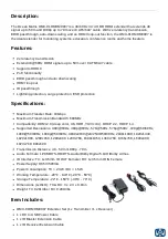 Preview for 2 page of Ocean Matrix OMX-01HMHM0007 Operation Manual