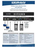 Ocean Matrix OMX-02MXSI001 Installation & Specifications предпросмотр