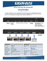 Ocean Matrix OMX-06HMHM0001 Installation & Specifications предпросмотр