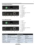 Предварительный просмотр 2 страницы Ocean Matrix OMX-10HMIP0002 Installation & Specifications