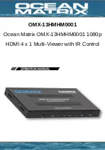 Ocean Matrix OMX-13HMHM0001 Operation Manual предпросмотр