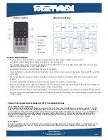 Предварительный просмотр 2 страницы Ocean Matrix OMX-13HMHM0002 Installation & Specifications