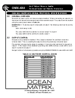 Предварительный просмотр 5 страницы Ocean Matrix OMX-4X4 Instruction Manual