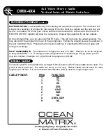 Предварительный просмотр 7 страницы Ocean Matrix OMX-4X4 Instruction Manual