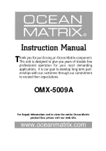 Ocean Matrix OMX-5009A Instruction Manual предпросмотр