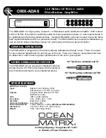 Preview for 2 page of Ocean Matrix OMX-ADA6 Instruction Manual