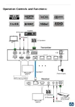 Предварительный просмотр 10 страницы Ocean Matrix OMX-HDCAT1X4-LR Operation Manual