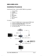 Предварительный просмотр 6 страницы Ocean Matrix OMX-HDMI-CAT6 User Manual