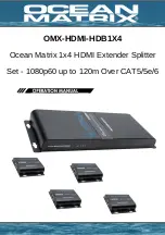 Ocean Matrix OMX-HDMI-HDB1X4 Operation Manual preview