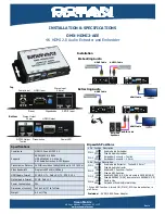 Ocean Matrix OMX-HDMI2-AEE Installation & Specifications preview