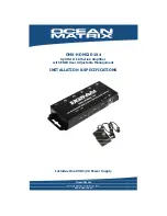 Ocean Matrix OMX-HDMI2E-1X4 Installation & Specifications предпросмотр