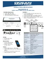 Предварительный просмотр 1 страницы Ocean Matrix OMX-HDMI5X1-V2 Installation & Specifications