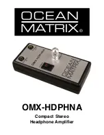 Ocean Matrix OMX-HDPHNA Instruction Manual предпросмотр