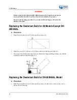 Preview for 22 page of Ocean Optics DH-2000 Series Installation And Operation Manual