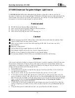 Ocean Optics DT-1000 Operating Instructions preview