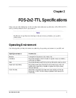 Предварительный просмотр 13 страницы Ocean Optics FOS-2x2-TTL Installation And Operation Manual