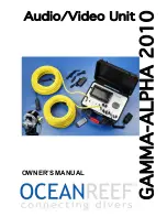 Ocean Reef GAMMA-ALPHA 2010 Owner'S Manual preview