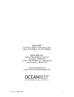 Предварительный просмотр 8 страницы Ocean Reef M-100 Owner'S Manual