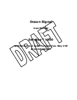 Ocean Signal SafeSea V100 User Manual preview